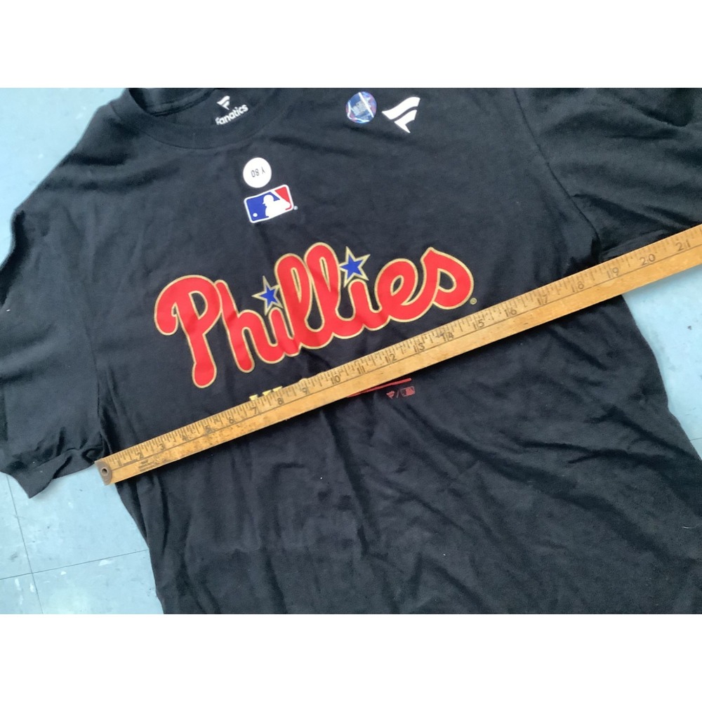 Fanatics Philadelphia Phillies NLCS 2024 Mens L Black T Shirt Short Sleeve MLB - Picture 6 of 6